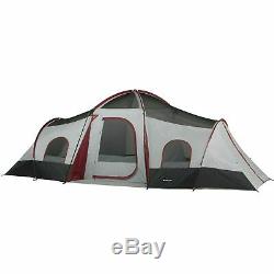 Ozark Trail 10 Person 3-Room Instant Cabin Tent Large Outdoor Camping Light Easy