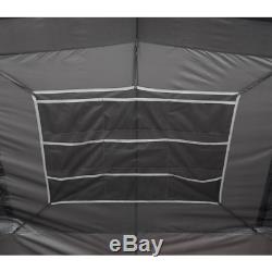 Ozark Trail 10-Person Dark Rest Instant Cabin Tent Polyester, Steel Gray