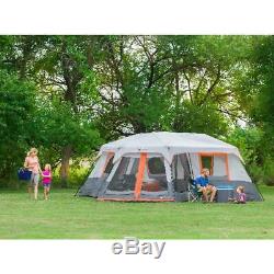 Ozark Trail 12-Person 3-Room Instant Cabin Tent with Screen Room