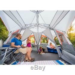Ozark Trail 12-Person 3-Room Instant Cabin Tent with Screen Room