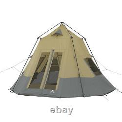 Ozark Trail 12' x 12' Instant Tepee Tent Sleeps 7 Tent Dome Sun Shade Portable