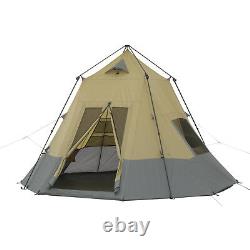 Ozark Trail 12' x 12' Instant Tepee Tent Sleeps 7 Tent Dome Sun Shade Portable