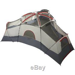 Ozark Trail 20-Person 4-Room Large Family Cabin Tent w Mud Mat Camping Outdoors