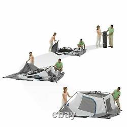 Ozark Trail 6-Person Instant Cabin Tent with LED Lighted Poles 10'L x 9'W x 66H