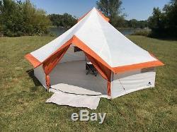 Ozark Trail 8 Person Large Yurt Tent Outdoor Family Hiking Fast Setup Camping