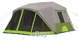 Ozark Trail 9-Person 2 Room Camping Tent Green Instant Cabin Outdoor Shelter New