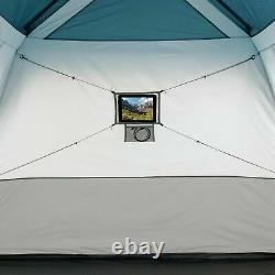 Ozark Trail Instant Cabin Tent with LED Lighted Poles 10'L x 9'W x 66H 6-Person