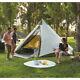 Ozark Trail Khaki 8 Person Teepee Tent Indian Wigwam Large Outdoor Foldable