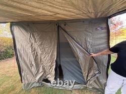 Oztent RV-3 Canvas 3 Person 4 Season Green Dome Tent with Carry Bag
