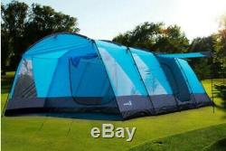 Peaktop 6 man tent, large tent, fully sewn in groundsheet, porch and 3 Bedrooms