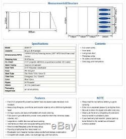 Peaktop 6 man tent, large tent, fully sewn in groundsheet, porch and 3 Bedrooms