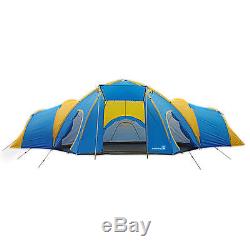 Peaktop 8-10 Persons 3+1 Rooms Waterproof Large Family Group Camping Tent