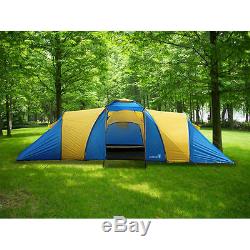 Peaktop 9-12 Persons Waterproof Large Family Group Camping Hiking Tent