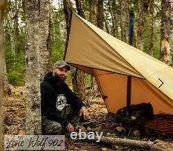 Pomoly Wolf Den 2.0 Bushcraft Shelter/Rhombus /Camping Tent /Green/ canvas