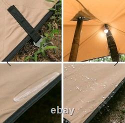Pomoly Wolf Den 2.0 Bushcraft Shelter/Rhombus /Camping Tent /Green/ canvas