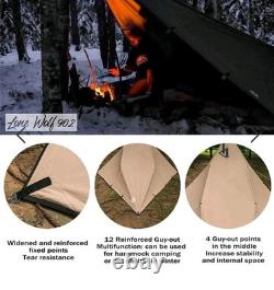 Pomoly Wolf Den 2.0 Bushcraft Shelter/Rhombus /Camping Tent /Green/ canvas