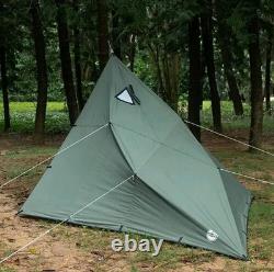 Pomoly Wolf Den 2.0 Bushcraft Shelter/Rhombus /Camping Tent /Green/ canvas