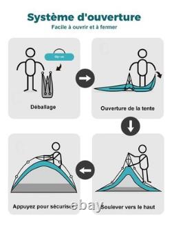 Pop Up Beach Tent Large for 4-6 Person, Instant Pop Up Automatic Beach Tent U