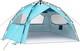 Pop Up Beach Tent Large For 4-6 Person, Uv Protection Beach Sun Shade Shelter