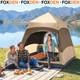 Pop Up Camping Tent 6 Person Instant Rainfly Dome Waterproof 3 Season Carry Bag