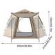 Pop-up Camping Tent Automatic Family Waterproof Instant Outdoor Dome 5-8 Person