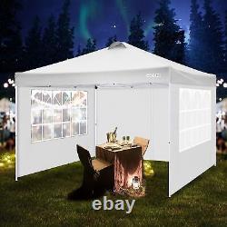 Pop Up Gazebo 3x3/3x6 Garden Tent Heavy Duty Waterproof Canopy withwithout Sides