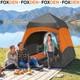Pop Up Tent 6 Person Camping Dome Rainfly Instant Setup Waterproof Orange
