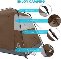 Portable Camping Hiking Tent Compact for 4 Person Durable Lightweight Waterproof