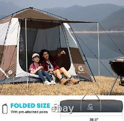 Portable Camping Hiking Tent Compact for 4 Person Durable Lightweight Waterproof