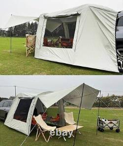 Portable Car Rear Tent Extension Waterproof Trailer Tent Camping Shelter Canopy