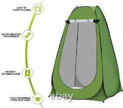 Portable Outdoor Pop Up Camping Tent Changing Room Hiking & rain pocho raincoat