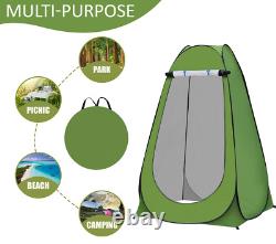 Portable Outdoor Pop Up Camping Tent Changing Room Hiking & rain pocho raincoat
