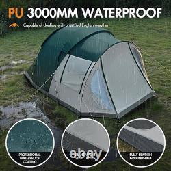 Portal Luxury 4-5 Man Tent 3000mm Waterproof Large Family Tent 4 Season