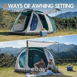 Portal Luxury 4-5 Man Tent 3000mm Waterproof Large Family Tent 4 Season
