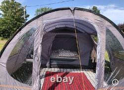 Portal Outdoors Gamma 5 Large Tunnel Tent with Roll-up Blinds, Fibreglass Poles