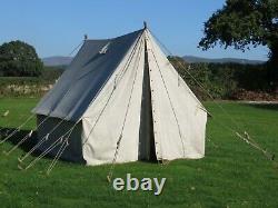 Pre War Vintage Canvas Tent Large 10x8ft Vscc Re-enactment Vintage Camping