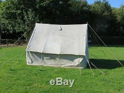 Pre War Vintage Canvas Tent Large 10x8ft Vscc Re-enactment Vintage Camping