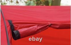 Pro Action 6 Man 3 Room Tunnel Camping Tent Higher The Figure Waterproof Tent