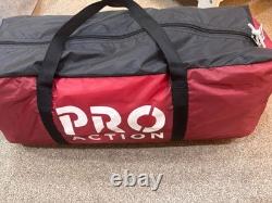 Pro Action 6 Person 3 Room Tunnel Camping Tent Carry Case Red Festival #9816