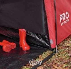 Pro Action 6 Person 3 Room Tunnel Tunnel Family Camping Tent