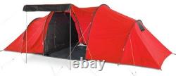 Pro Action 6 Person 3 Room Tunnel Tunnel Family Camping Tent