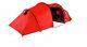 Proaction 6 Man 3 Room Tunnel Camping Tent Red