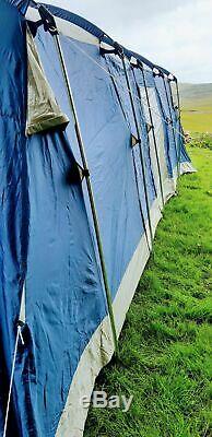 ProAction nevada 8 person Tent 3/4 rooms 300x (215 + 120 +120 + 215) x 200cm
