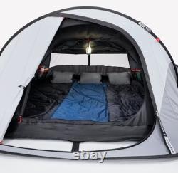QUECHUA Instant 3-person camping tent, 2 Seconds Fresh & Black