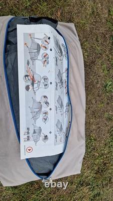 Quechua Arpenaz Family 5.2 tent 5 berth Decathlon in good used condition blue