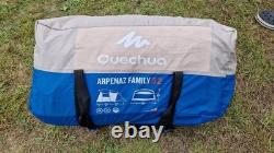 Quechua Arpenaz Family 5.2 tent 5 berth Decathlon in good used condition blue