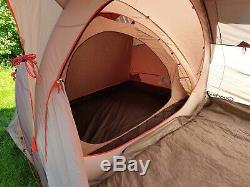 Quechua Base Seconds Family 4.2 pop up tents beige tall large Decathlon VGC