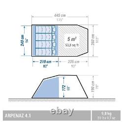 Quechua Camping Tent Arpenaz Family 4.1 tent four person four man tent NEW