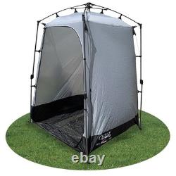 Quest Instant Utility Toilet Tent Grey Storage Festival Camping Camp Caravan