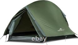 Quick Setup 2-Person Camping Tent with Two Doors Perfect for Hiking